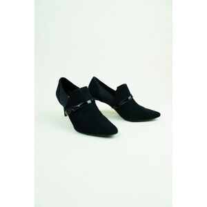 Calvin Klein Jaclyn Black Suede Ankle Booties Size 6M - Stylish & Comfortable
